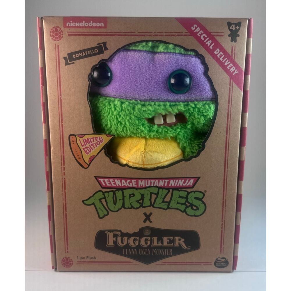 Fuggler x TMNT Funny Ugly Limited Edition Plush Donatello 9” Ninja Turtles